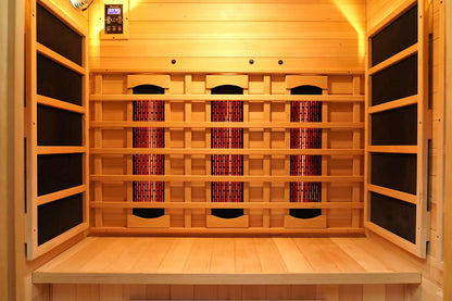 Solara 3 Person Full Spectrum Infrared Sauna With Complete Heat