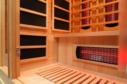 Solara 3 Person Full Spectrum Infrared Sauna With Complete Heat